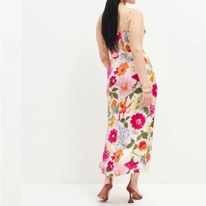 Reformation Marguerite silk dress, Fabrizia color, size 0 BNWT!